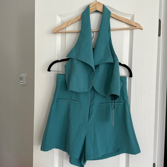 Cider Other - Halter vest and high waist shorts co ord set